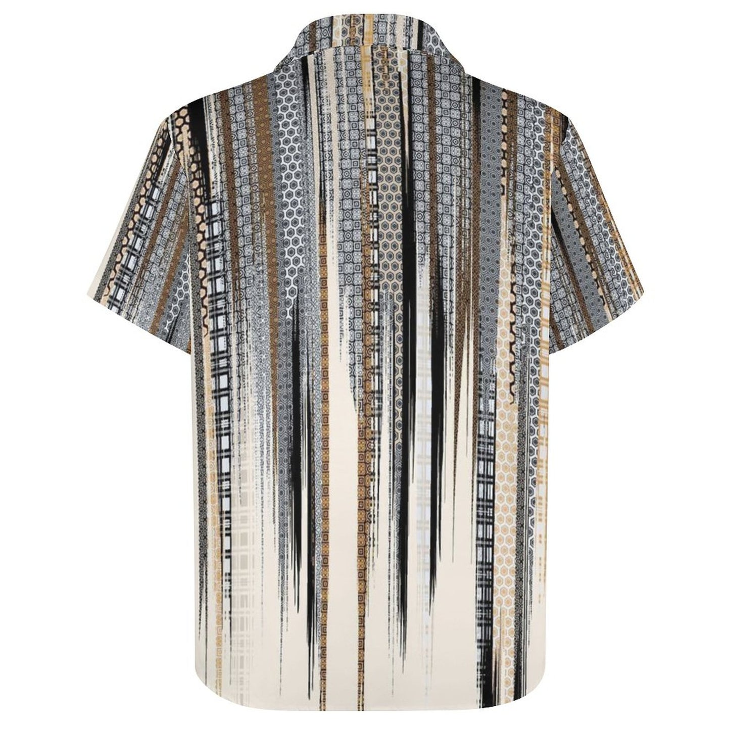 Men's Fashion Casual Printed Short Sleeve Shirts 2306101504