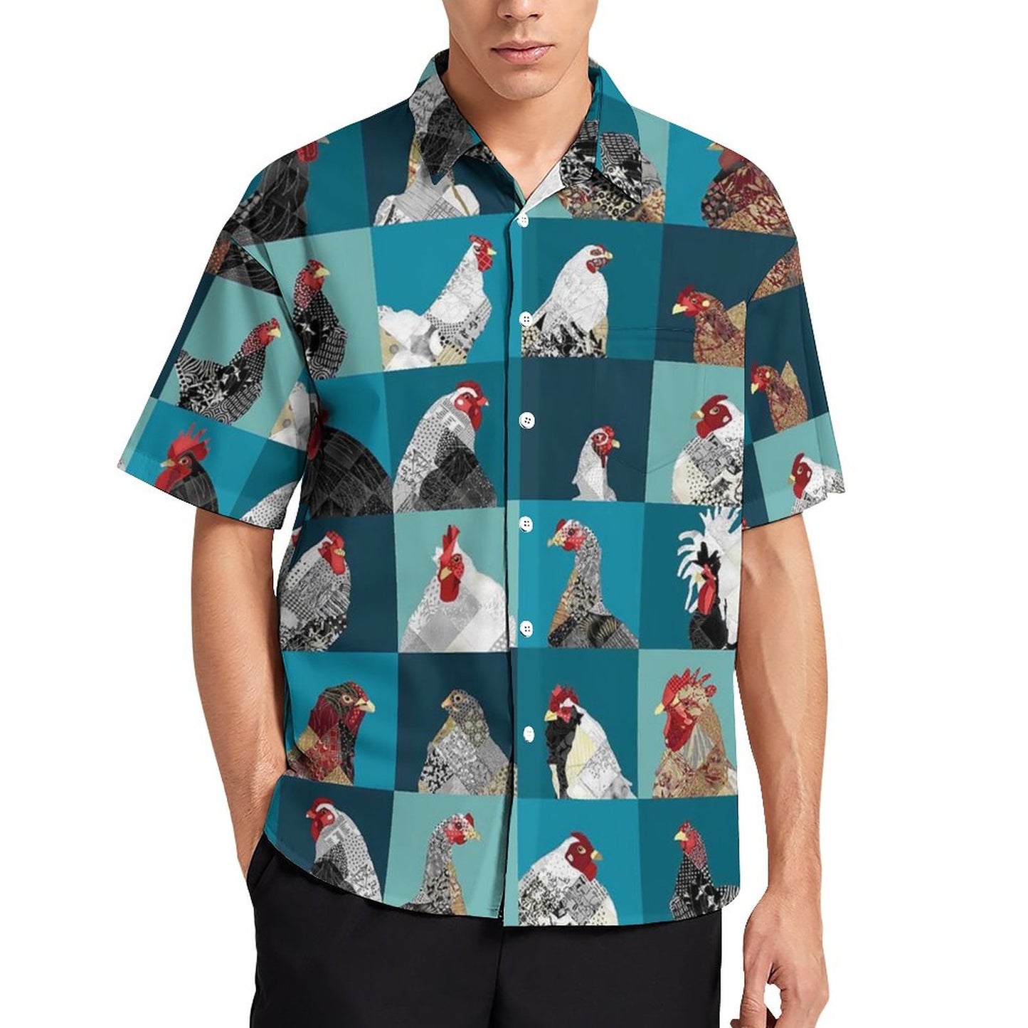 Men's Hawaiian Casual Short Sleeve Shirt 2306104578