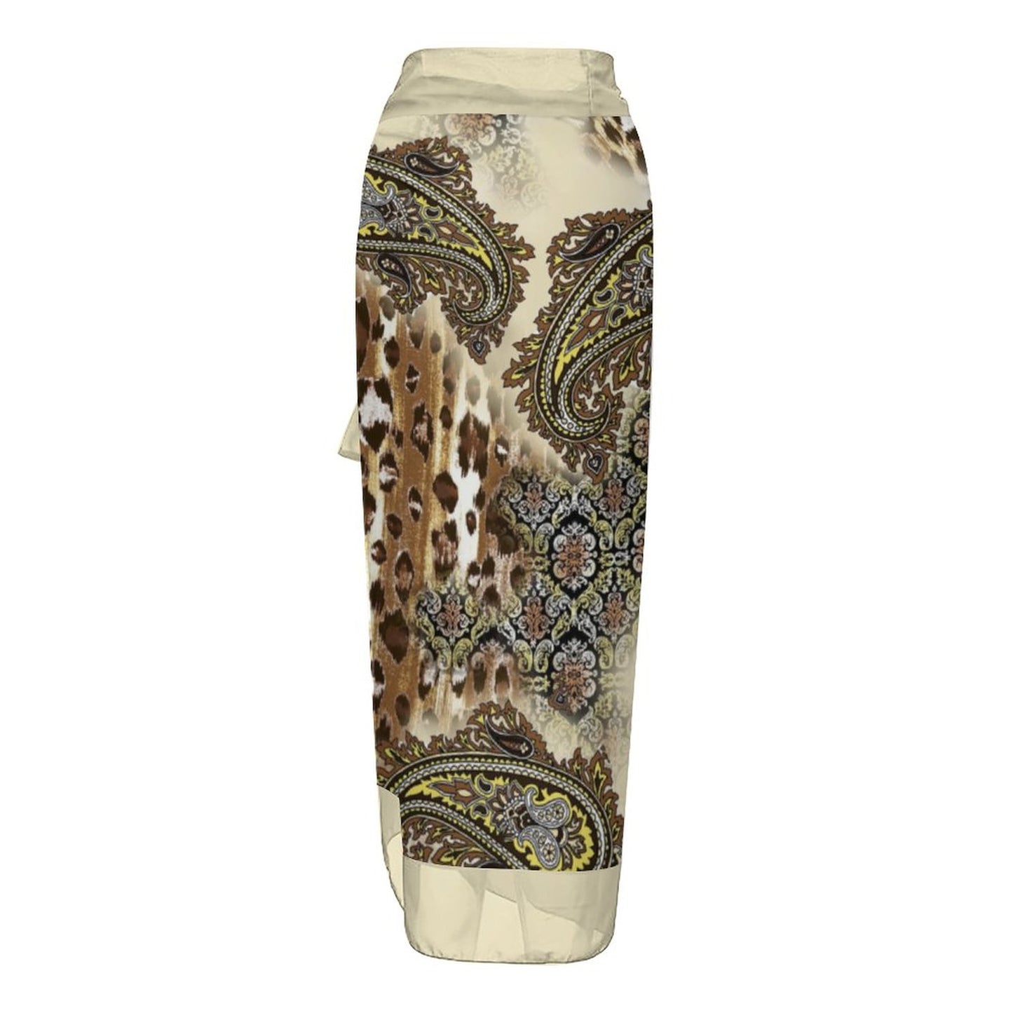 Casual Printed One-Piece Swimsuit And Cover Up 2305102878