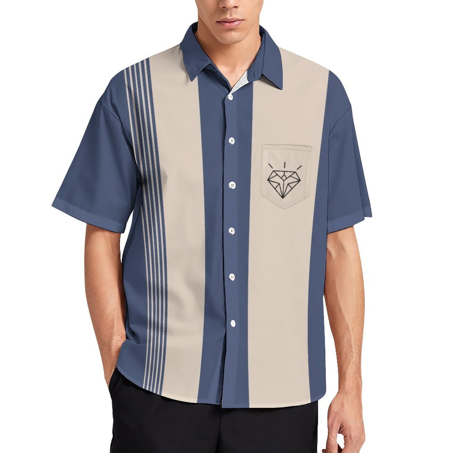 Men's Hawaiian Print Resort Shirt 2304104811