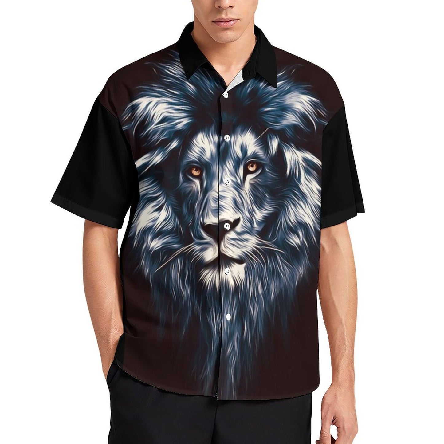 Men's Fashion Casual Printed Short Sleeve Shirts 2306105067