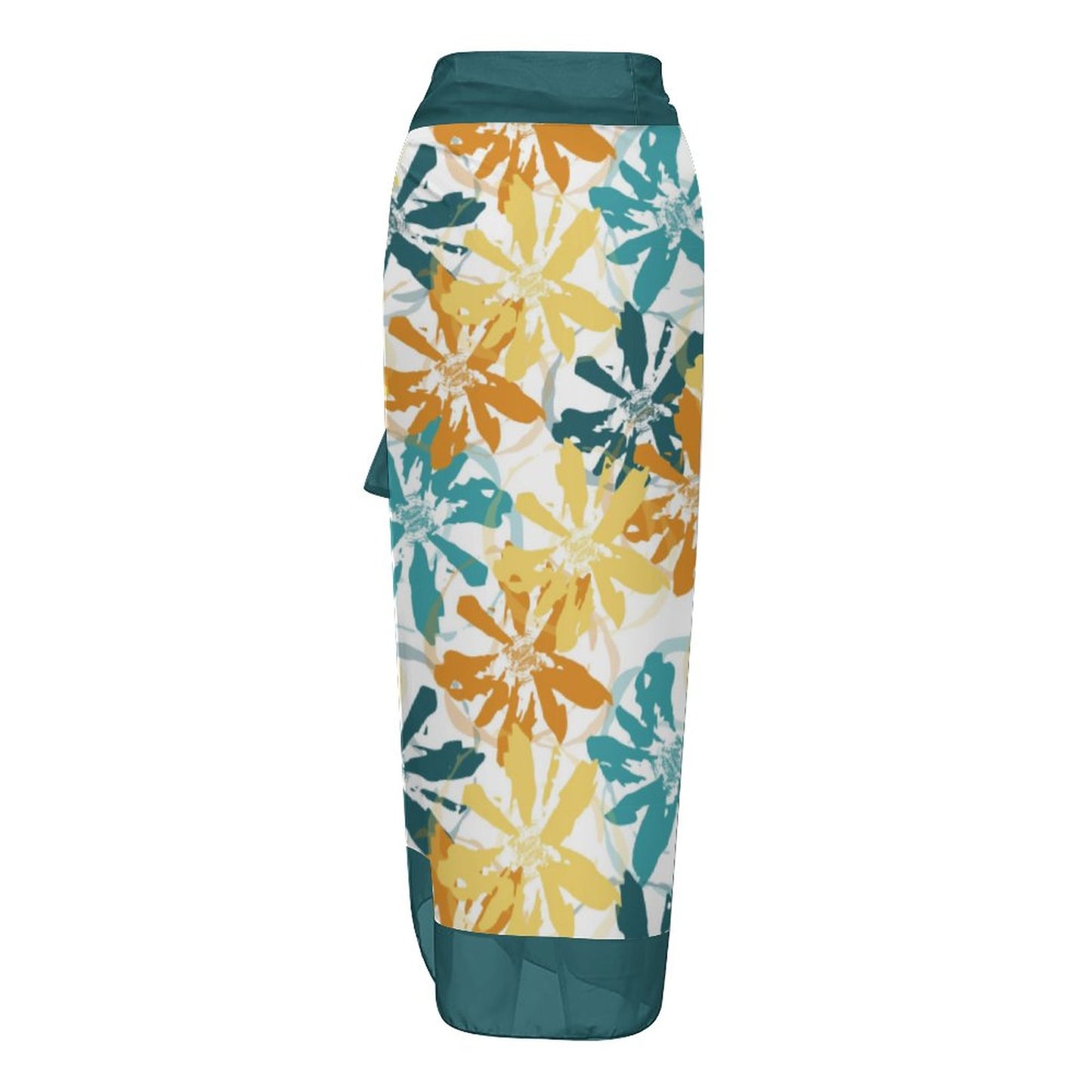 Casual Printed One-Piece Swimsuit And Cover Up 2305104272
