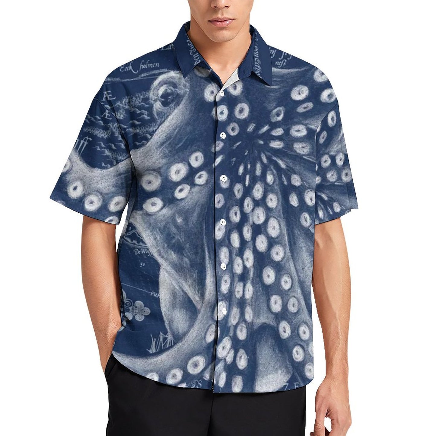 Men's Hawaiian Casual Short Sleeve Shirt 2305106354