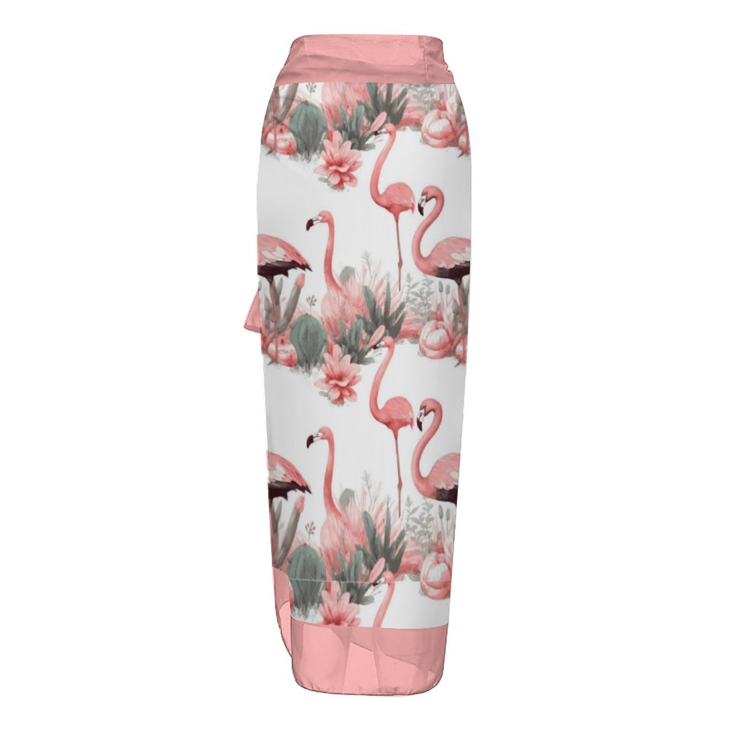 Casual Printed One-Piece Swimsuit And Cover Up 2305102476
