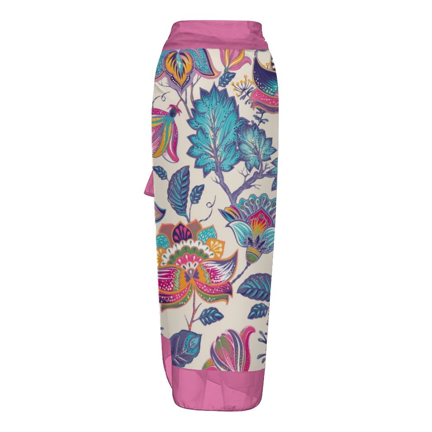 Casual Printed One-Piece Swimsuit And Cover Up 2305103193