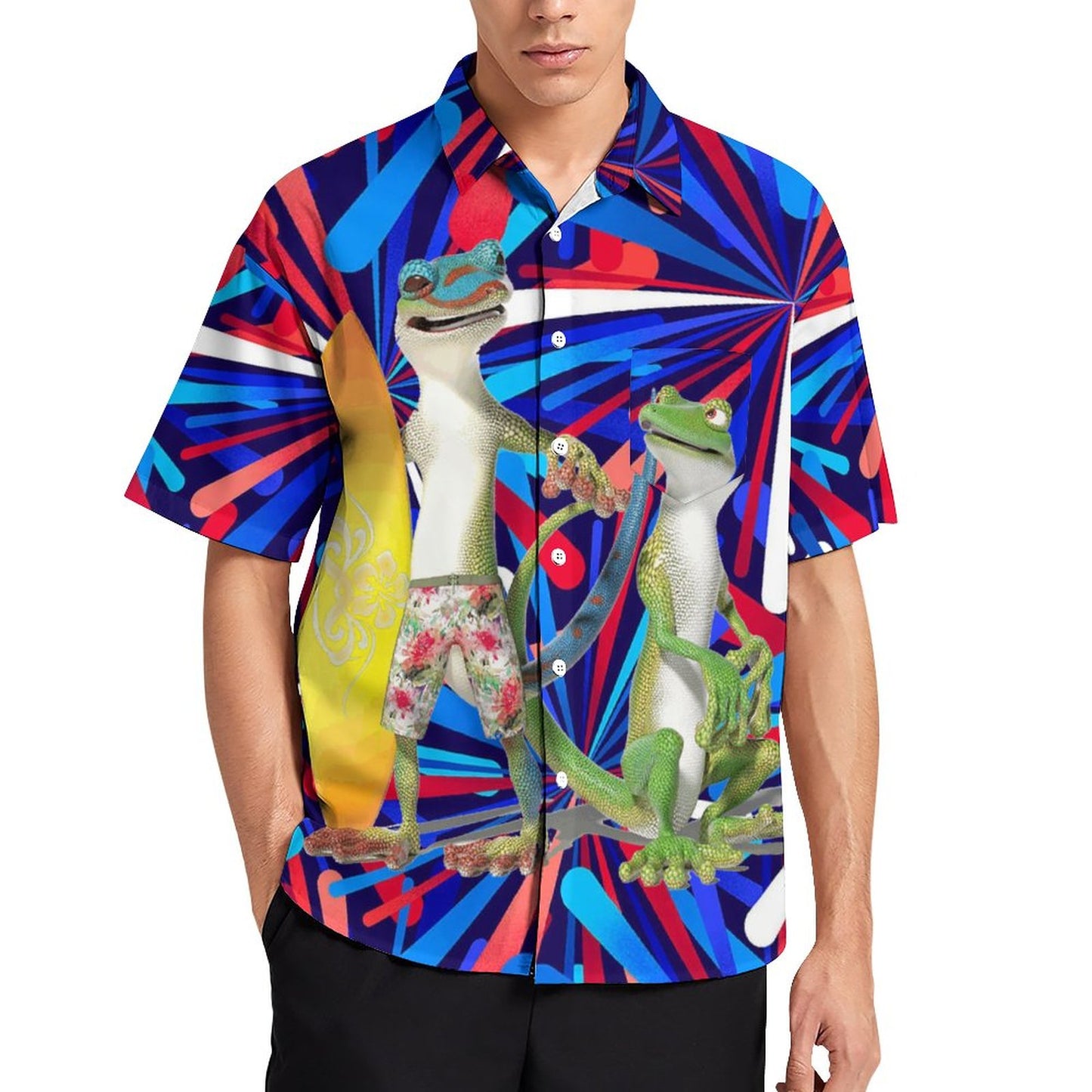 Men's Hawaiian Casual Short Sleeve Shirt 2306104270