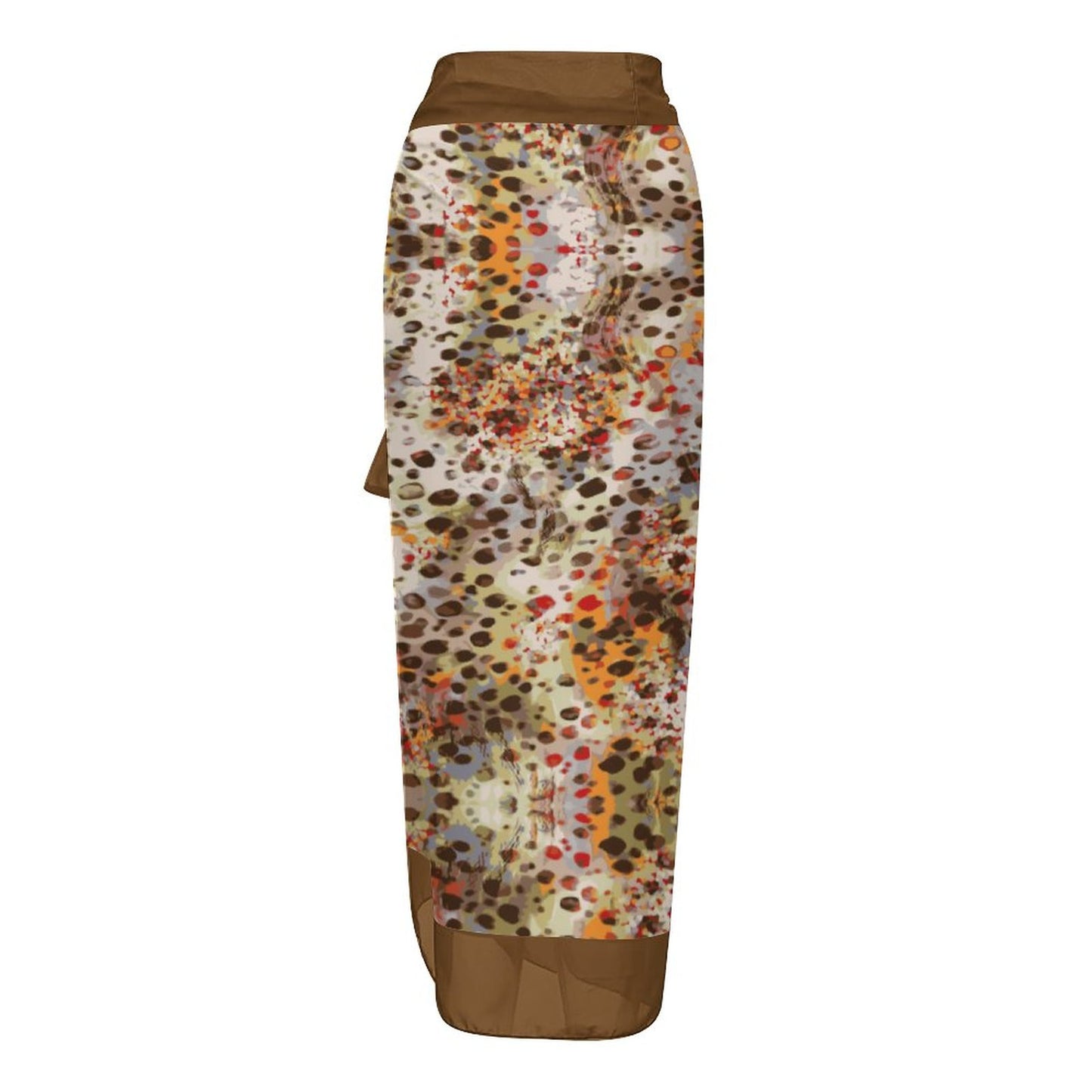 Fashion Printed One Piece Swimsuit And Cover Up 2305104446