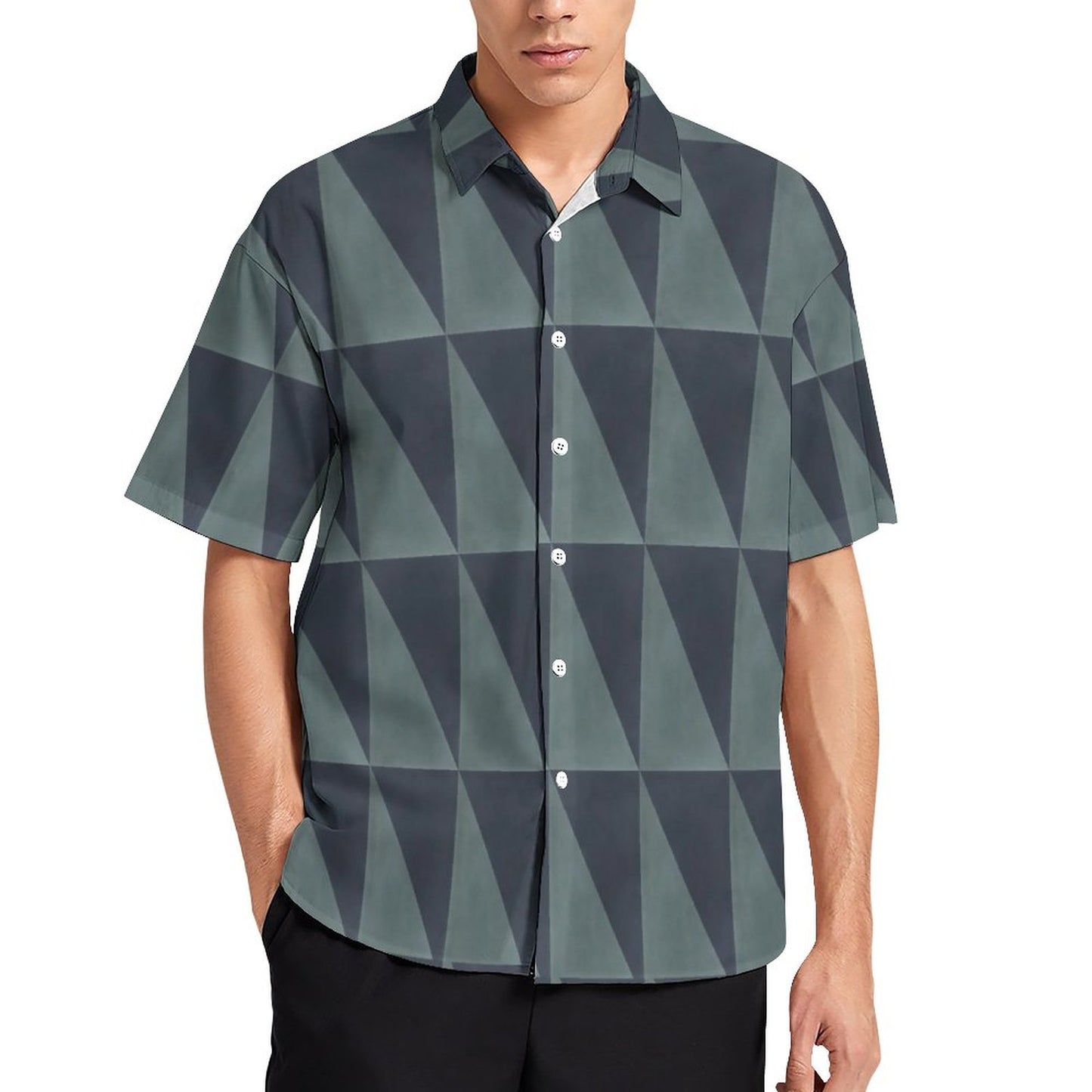Men's Fashion Casual Printed Short Sleeve Shirts 2306101729