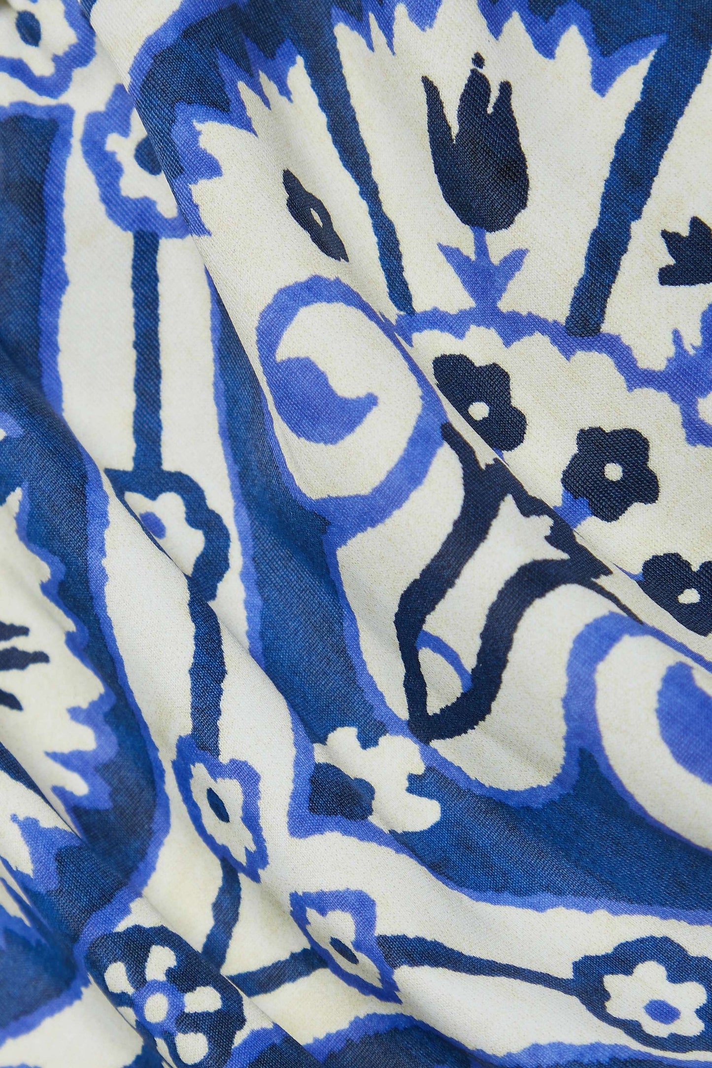 Vintage Print One Piece Swimsuit and Cover Up