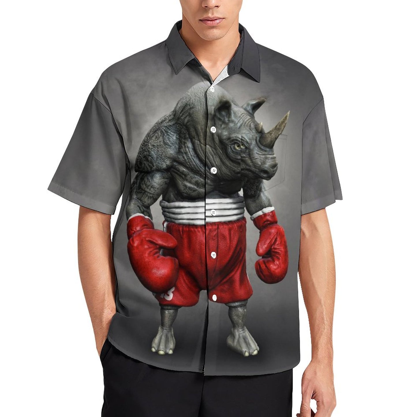 Men's Hawaiian Casual Short Sleeve Shirt 2306103347