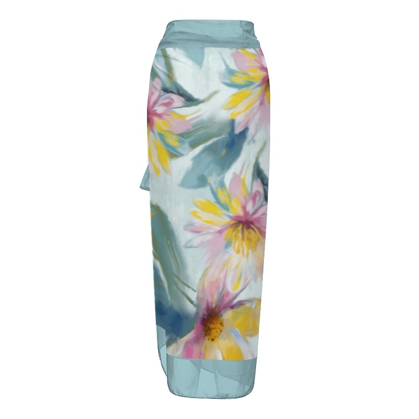 Casual Printed One-Piece Swimsuit And Cover Up 2305102489