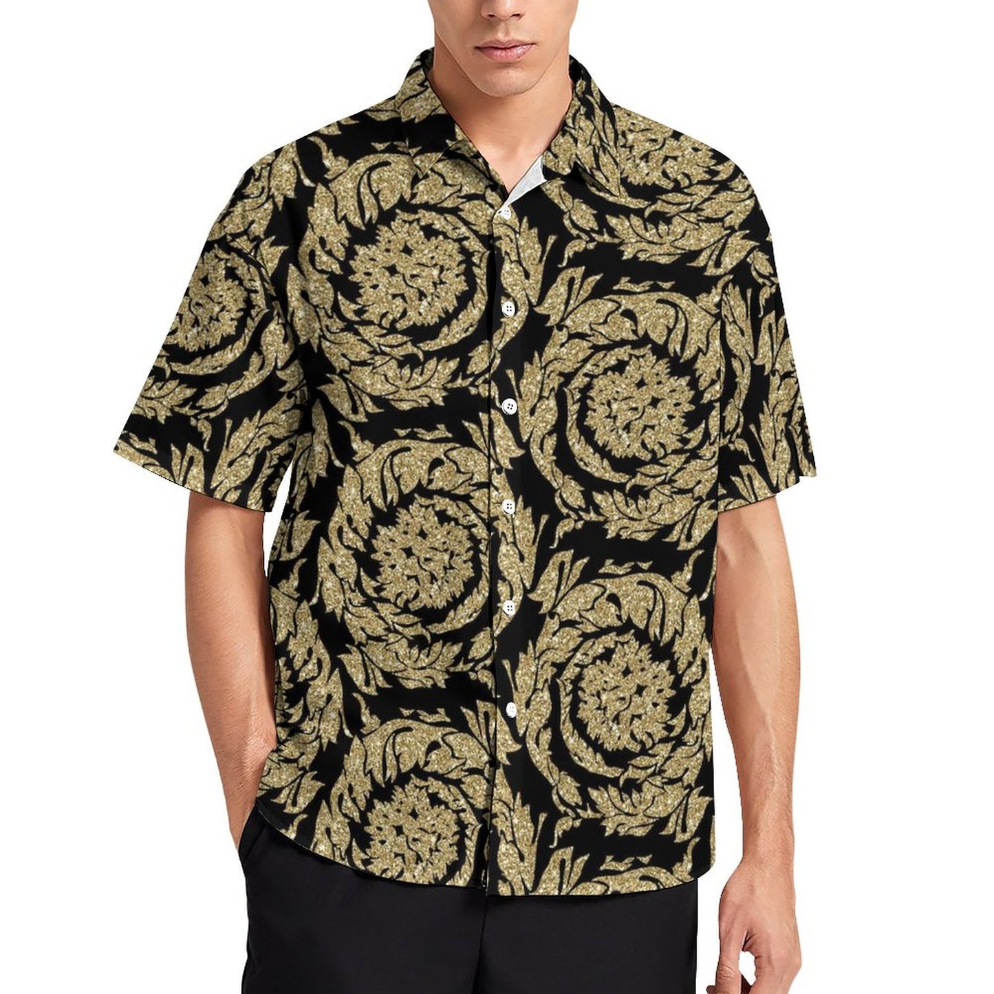 Men's Fashion Casual Printed Short Sleeve Shirts 2306100027