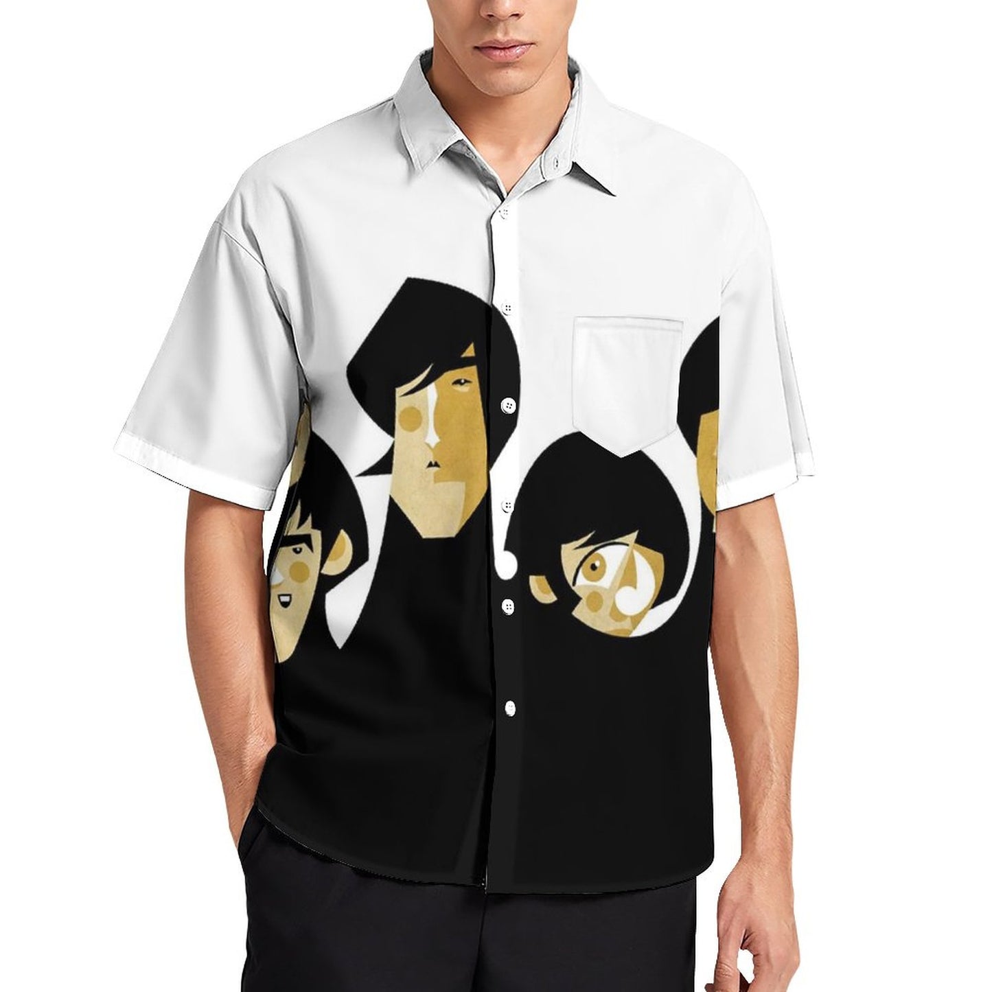 Men's Hawaiian Casual Short Sleeve Shirt 2306104148