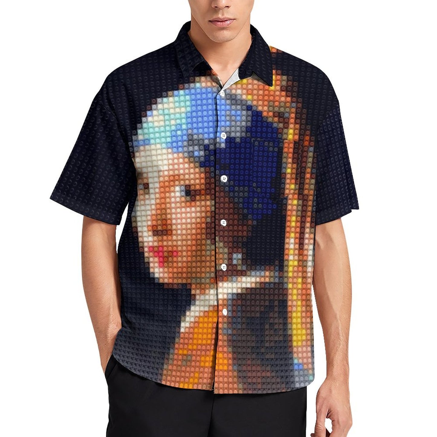 Men's Hawaiian Casual Short Sleeve Shirt 2306103178