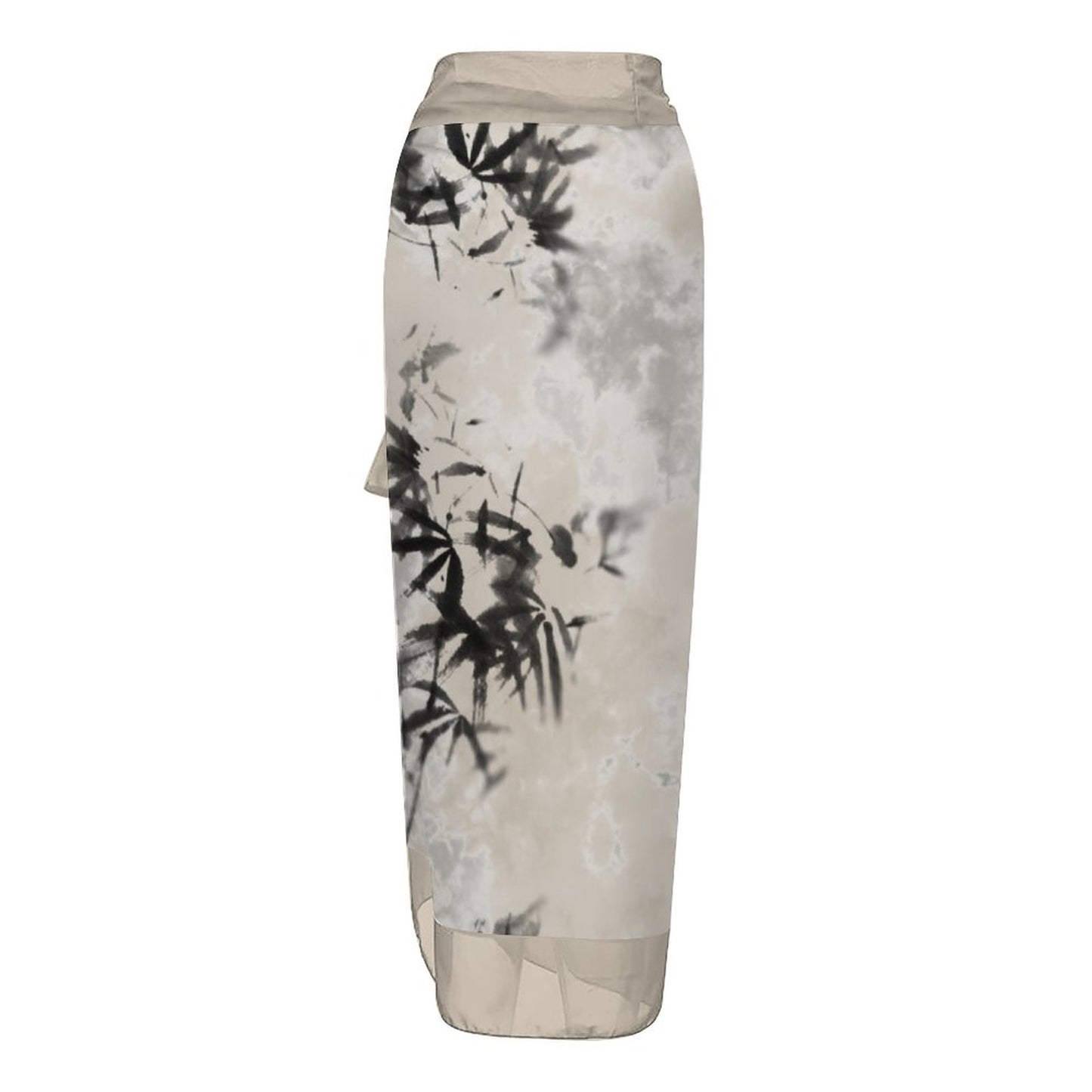 Casual Printed One-Piece Swimsuit And Cover Up 2305102606
