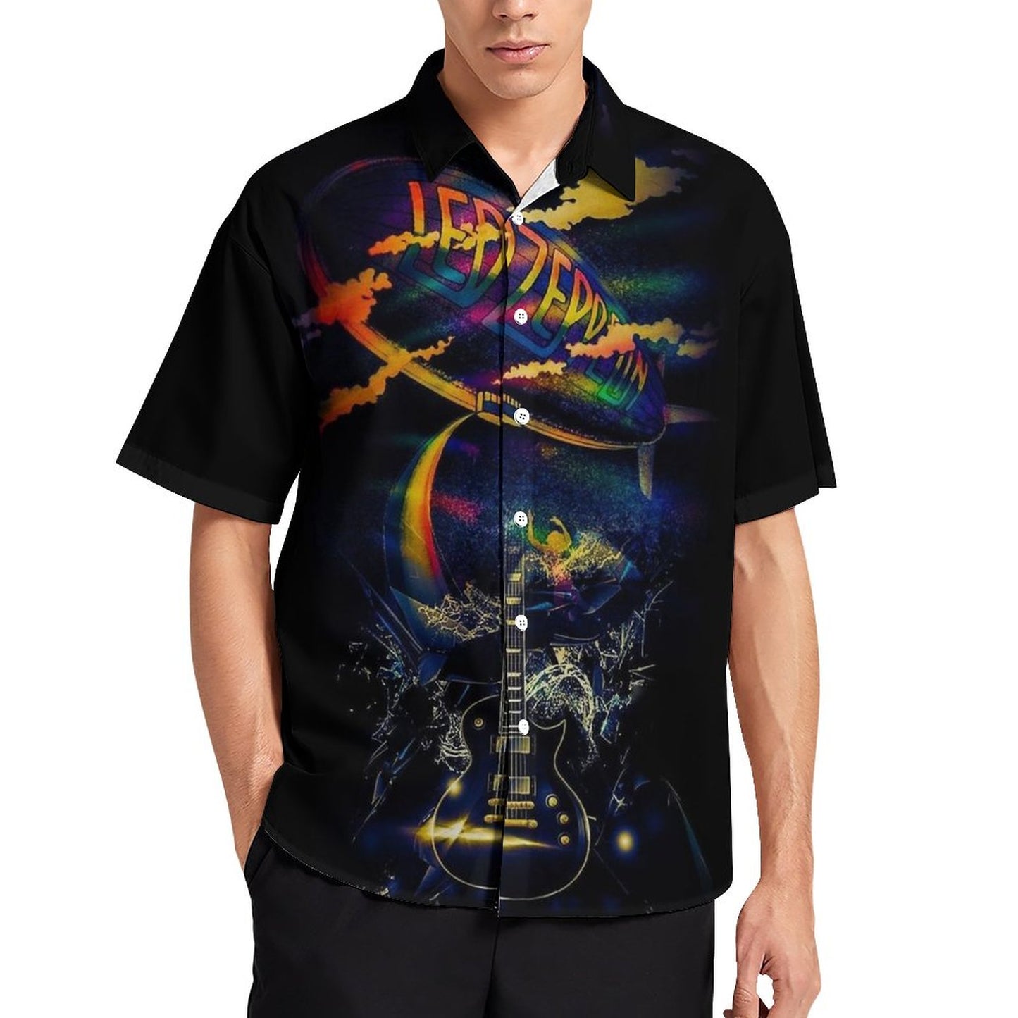 Men's Fashion Casual Printed Short Sleeve Shirts 2306101515