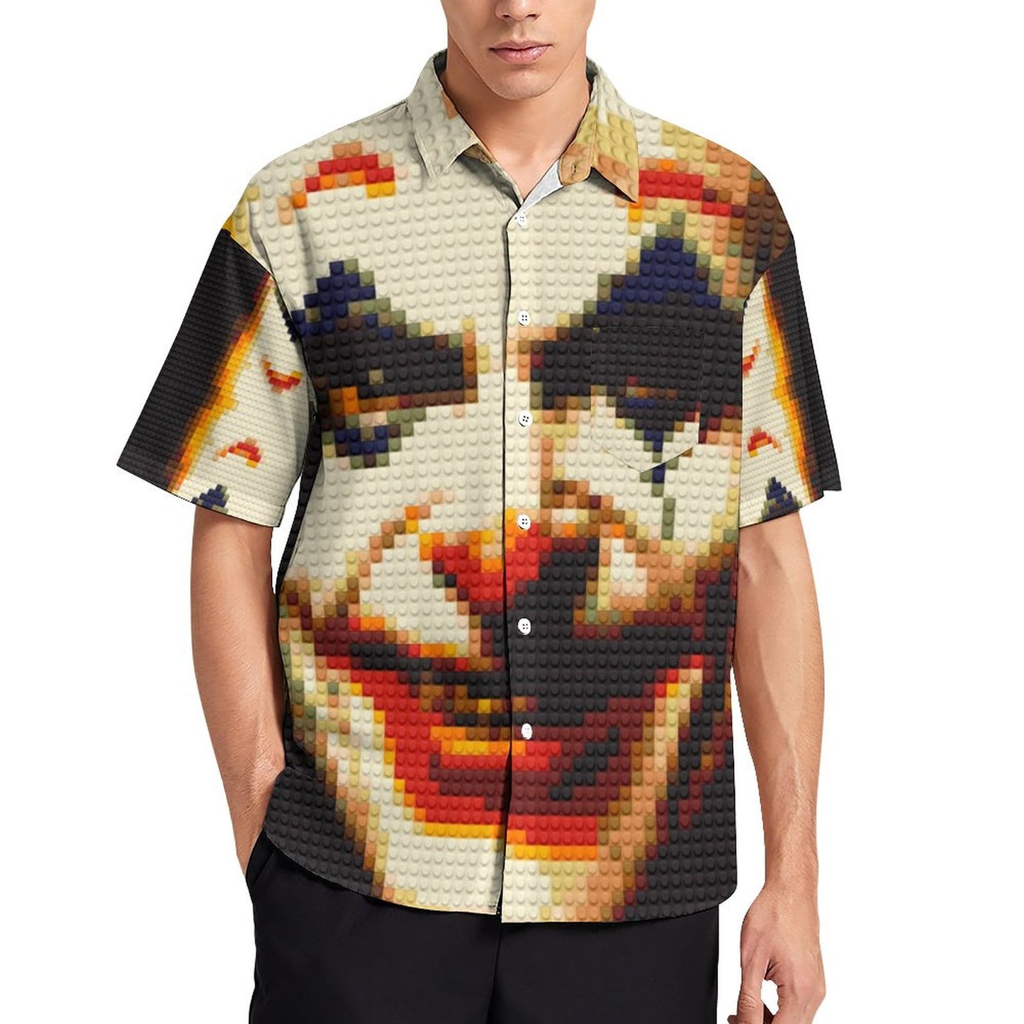 Men's Hawaiian Casual Short Sleeve Shirt 2306103181