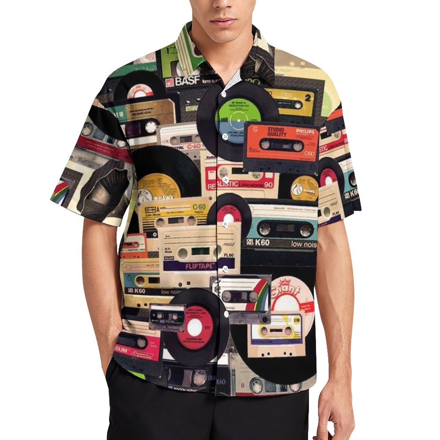 Men's Fashion Casual Printed Short Sleeve Shirts 2306101724