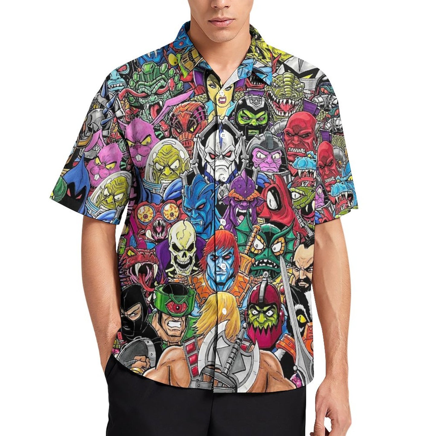 Men's Hawaiian Casual Short Sleeve Shirt 2306104361