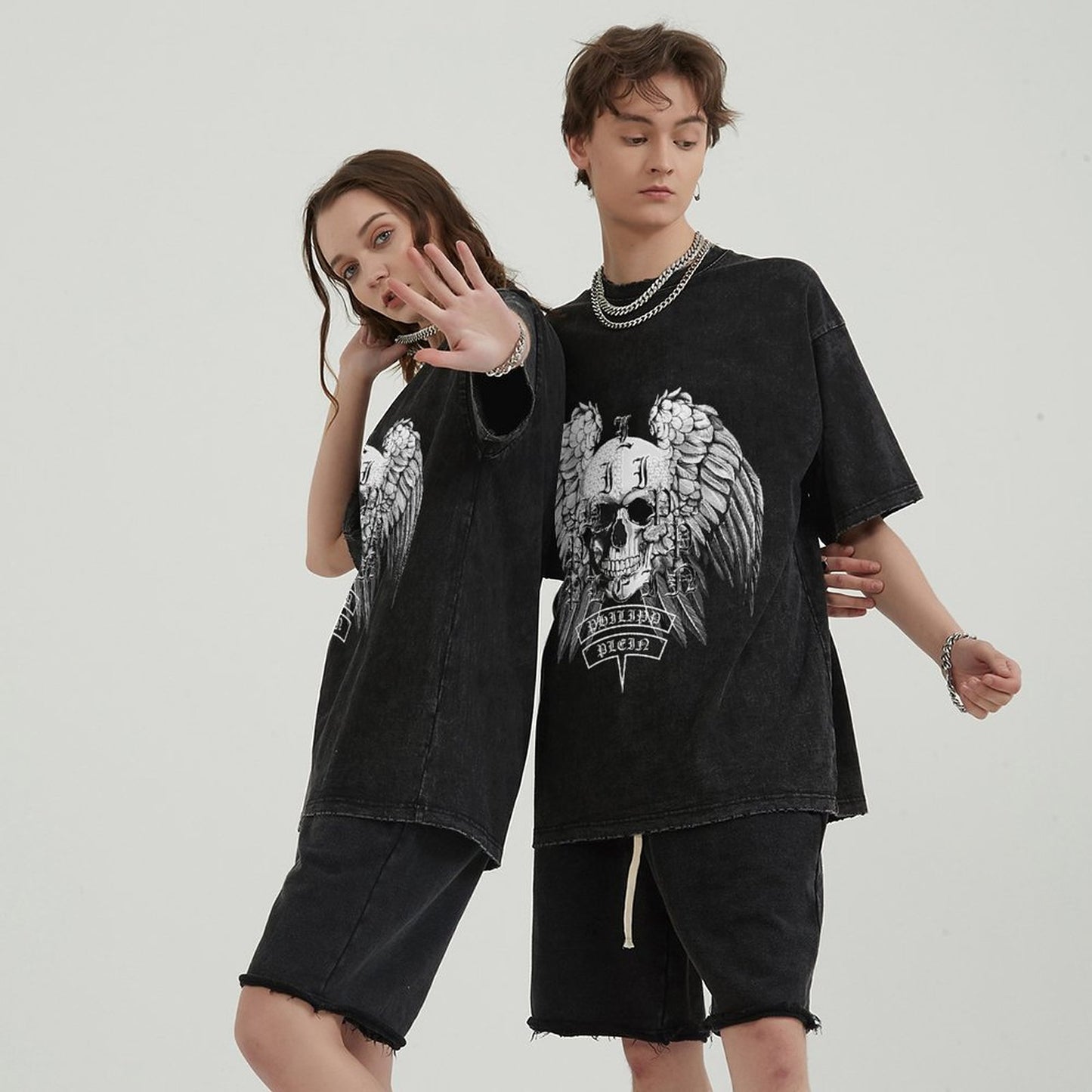 Unisex Vintage Solid Wash T-Shirts 2305101627