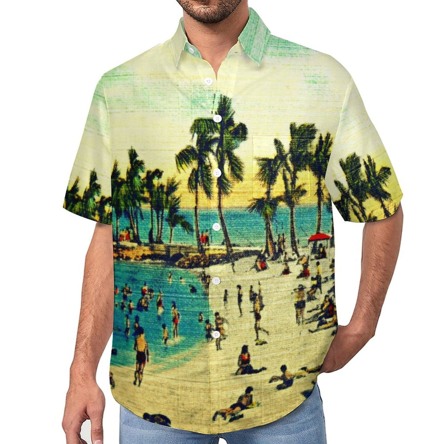 Men's Vacation Hawaiian Shirt 2306100908