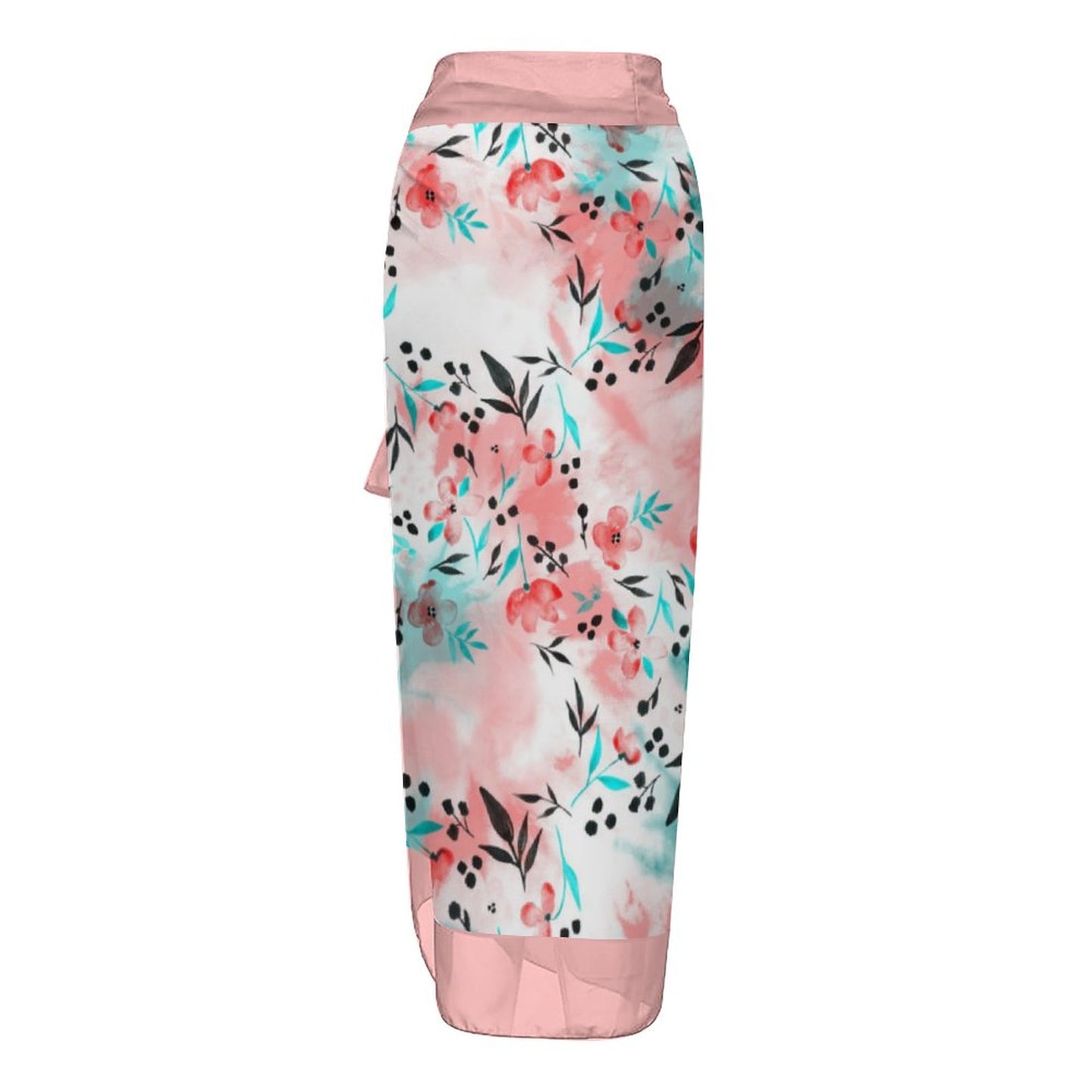Casual Printed One-Piece Swimsuit And Cover Up 2305102411