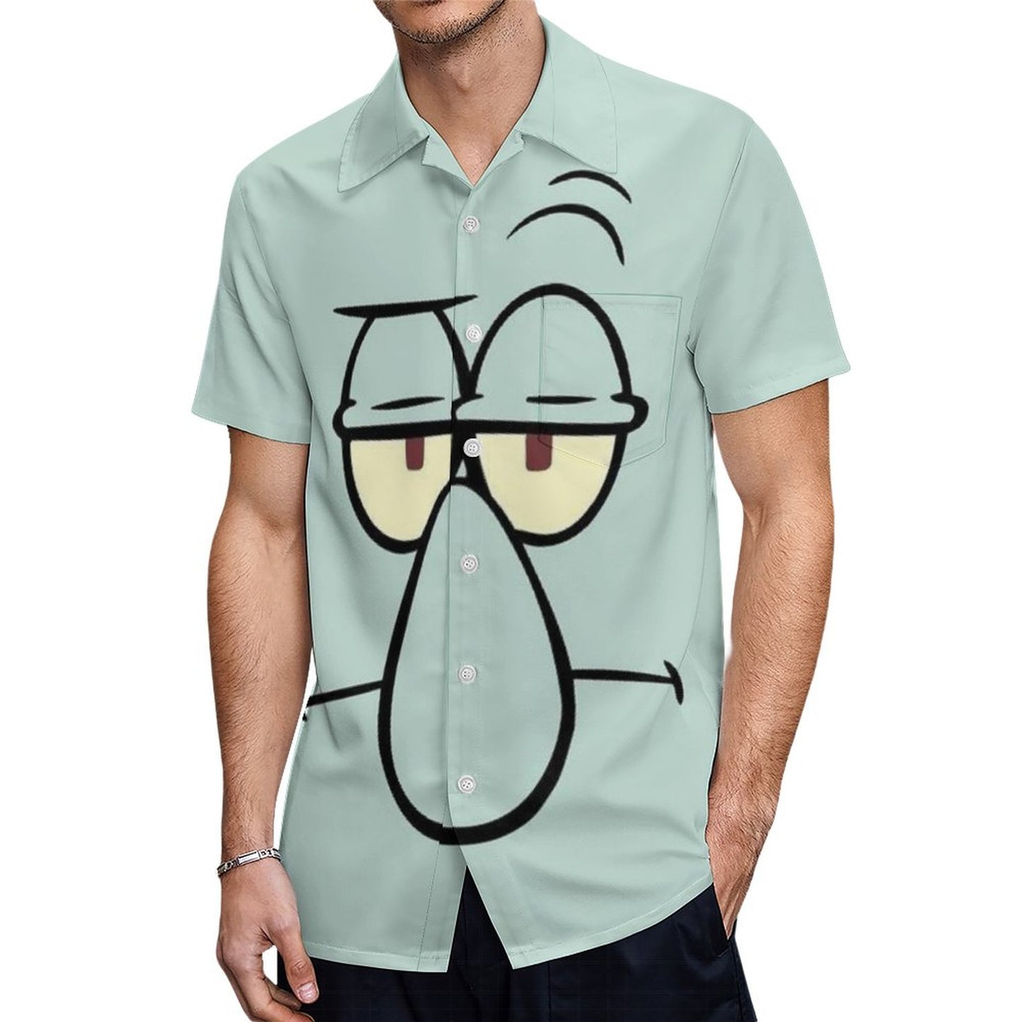 Men's Hawaiian Casual Short Sleeve Shirt 2306105802