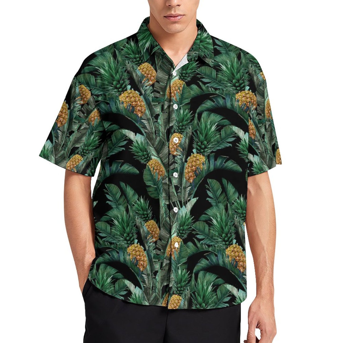 Men's Fashion Casual Printed Short Sleeve Shirts 2305107114