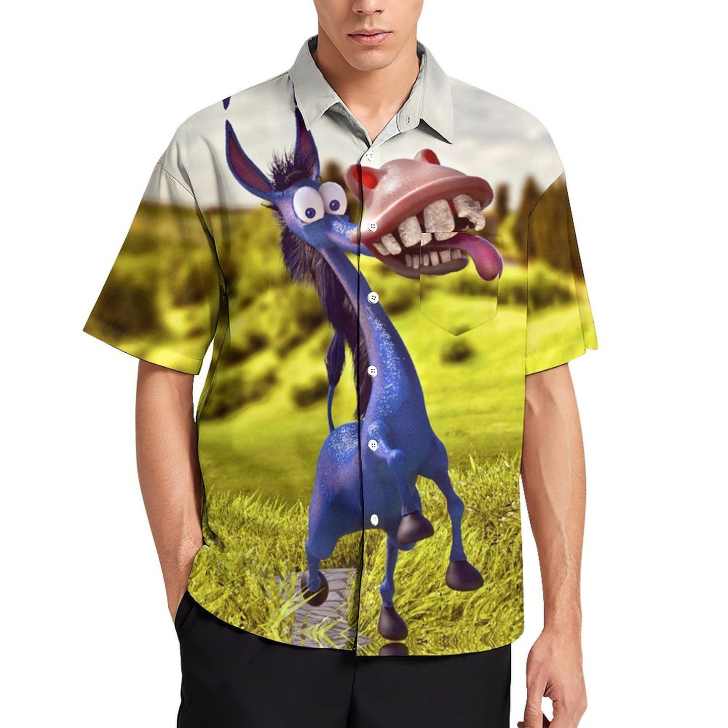 Men's Hawaiian Casual Short Sleeve Shirt 2306103348