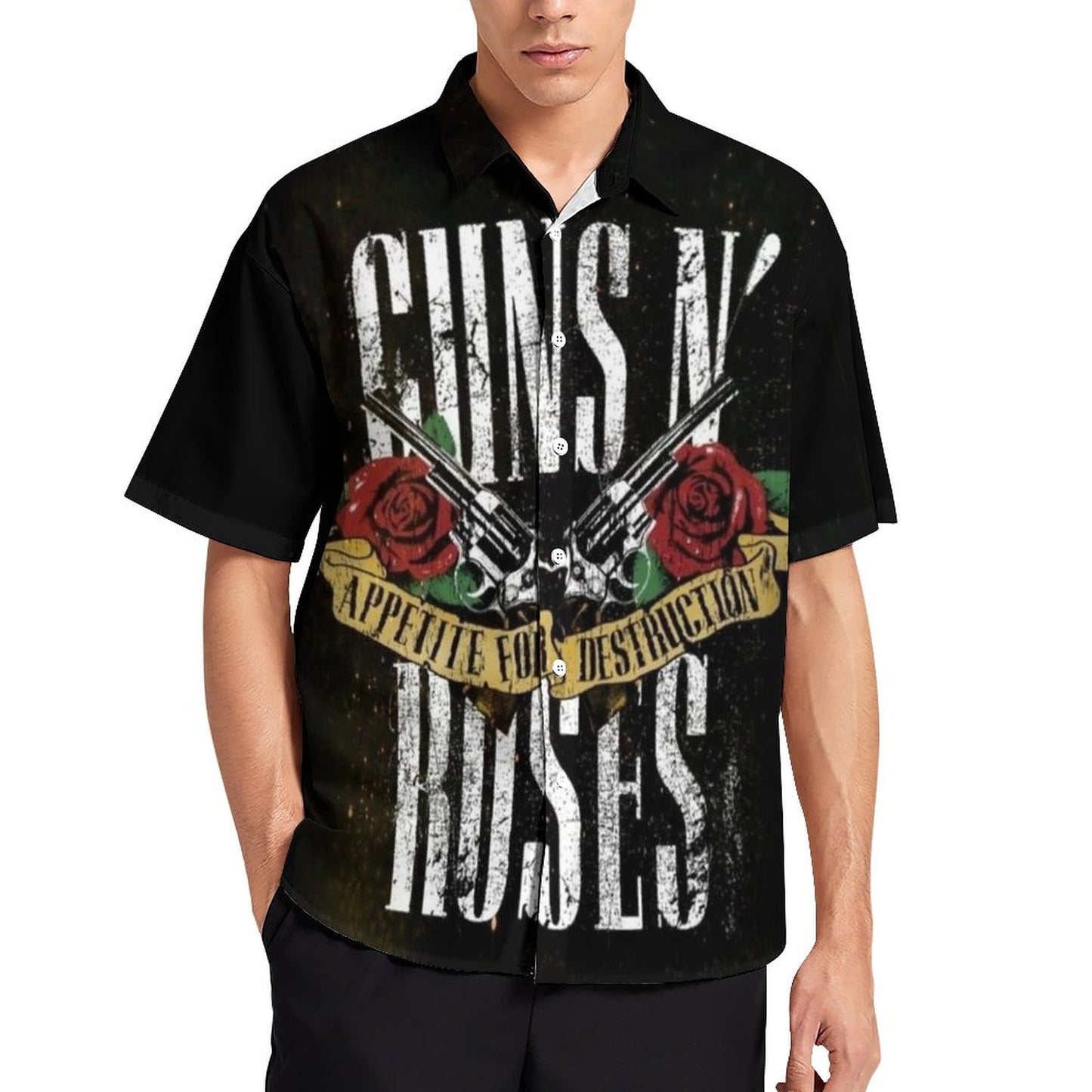 Men's Fashion Casual Printed Short Sleeve Shirts 2306101497