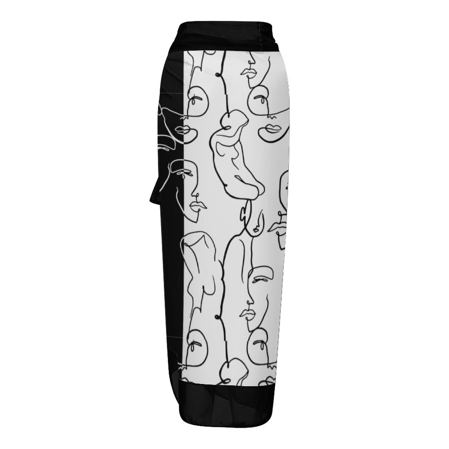 Casual Printed One-Piece Swimsuit And Cover Up 2305102942