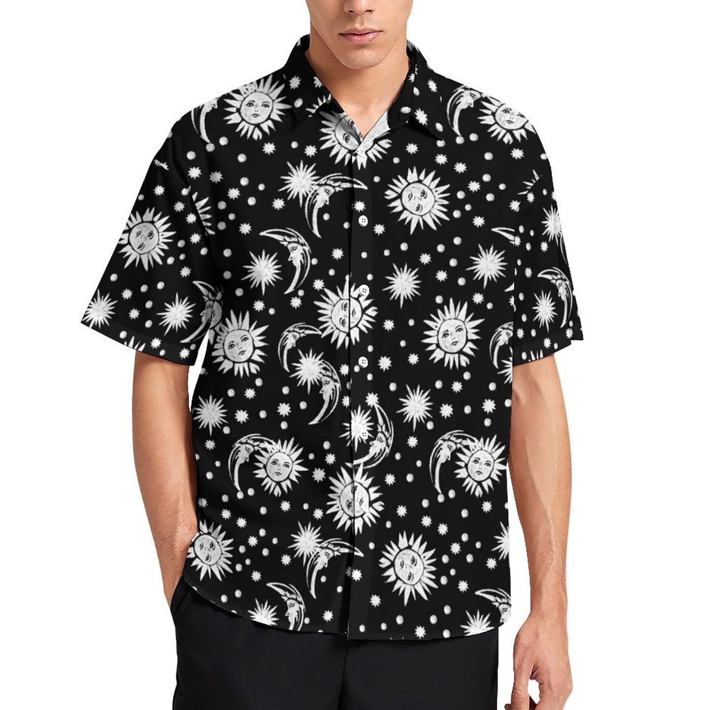 Men's Fashion Casual Printed Short Sleeve Shirts 2305107121