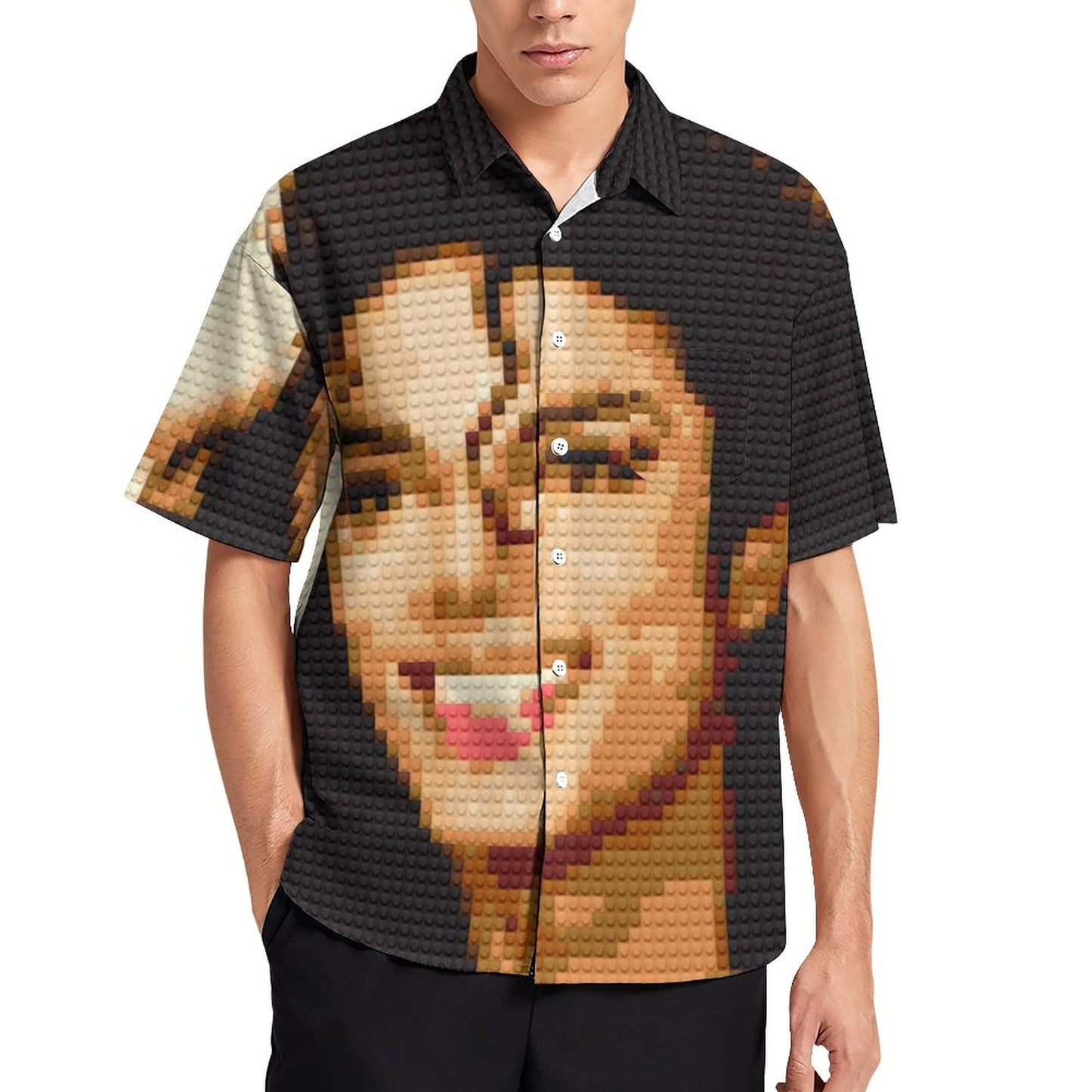 Men's Hawaiian Casual Short Sleeve Shirt 2306103180