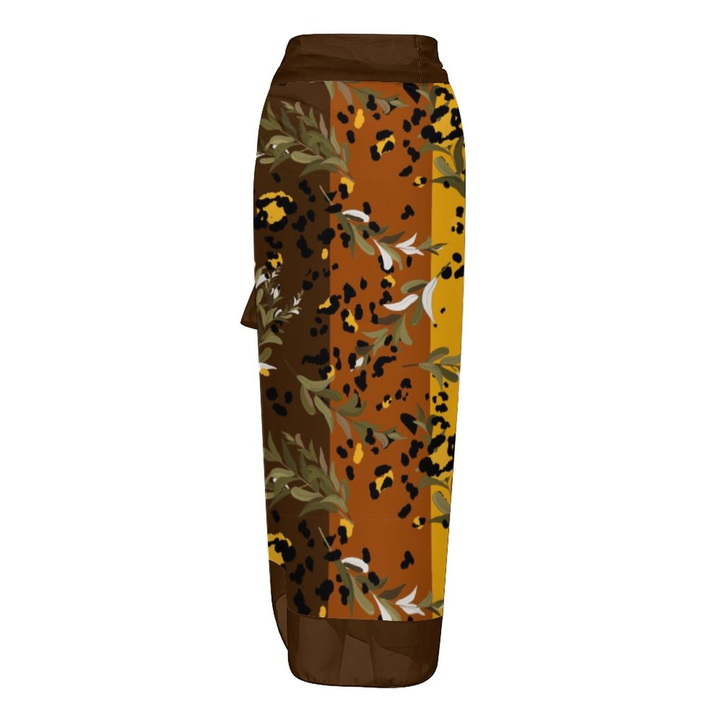 Casual Printed One-Piece Swimsuit And Cover Up 2305102835