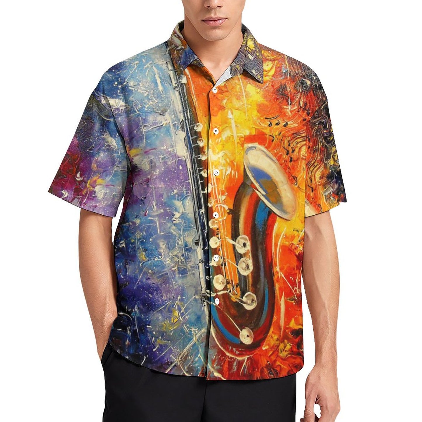Men's Hawaiian Casual Short Sleeve Shirt 2306103340