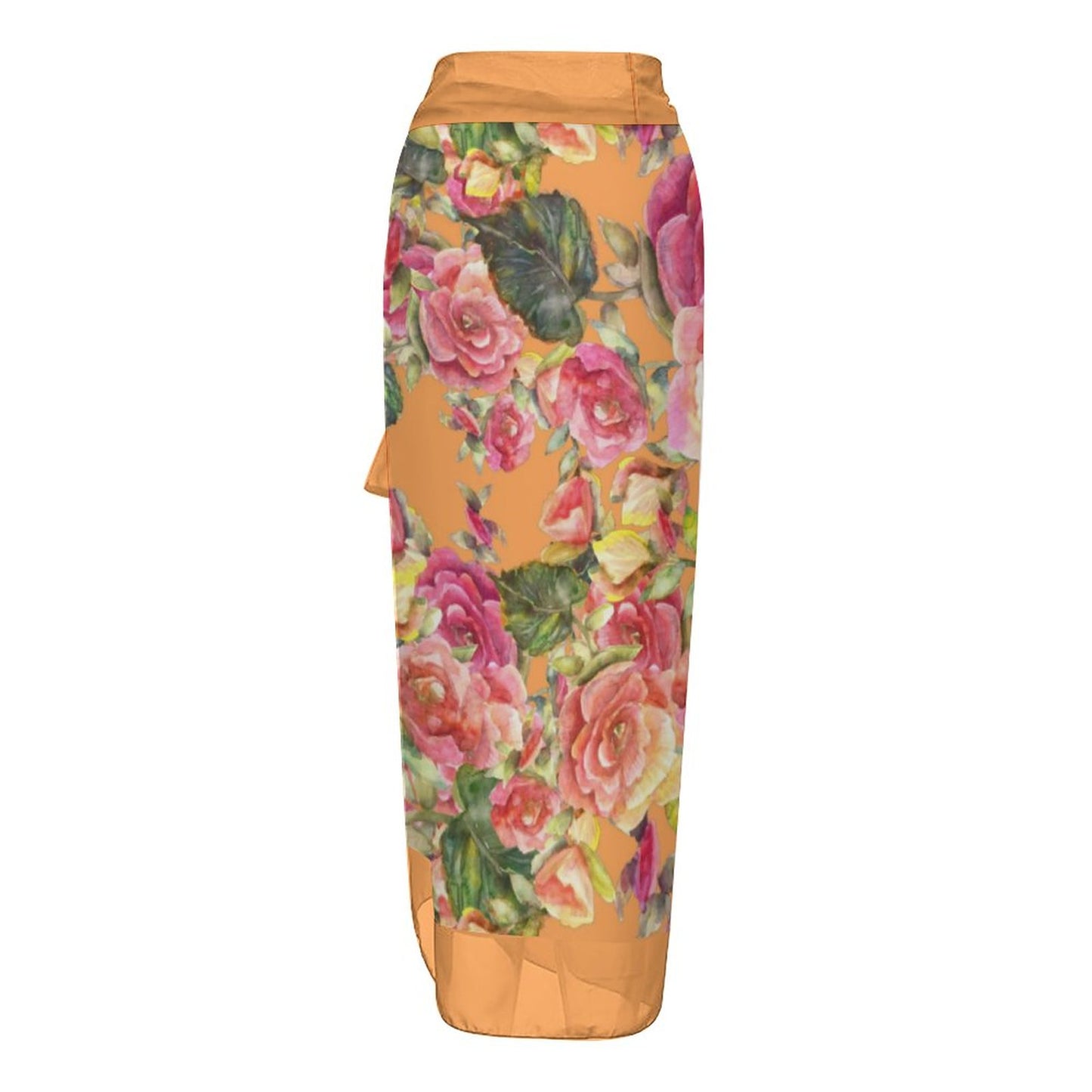 Casual Printed One-Piece Swimsuit And Cover Up 2305102821
