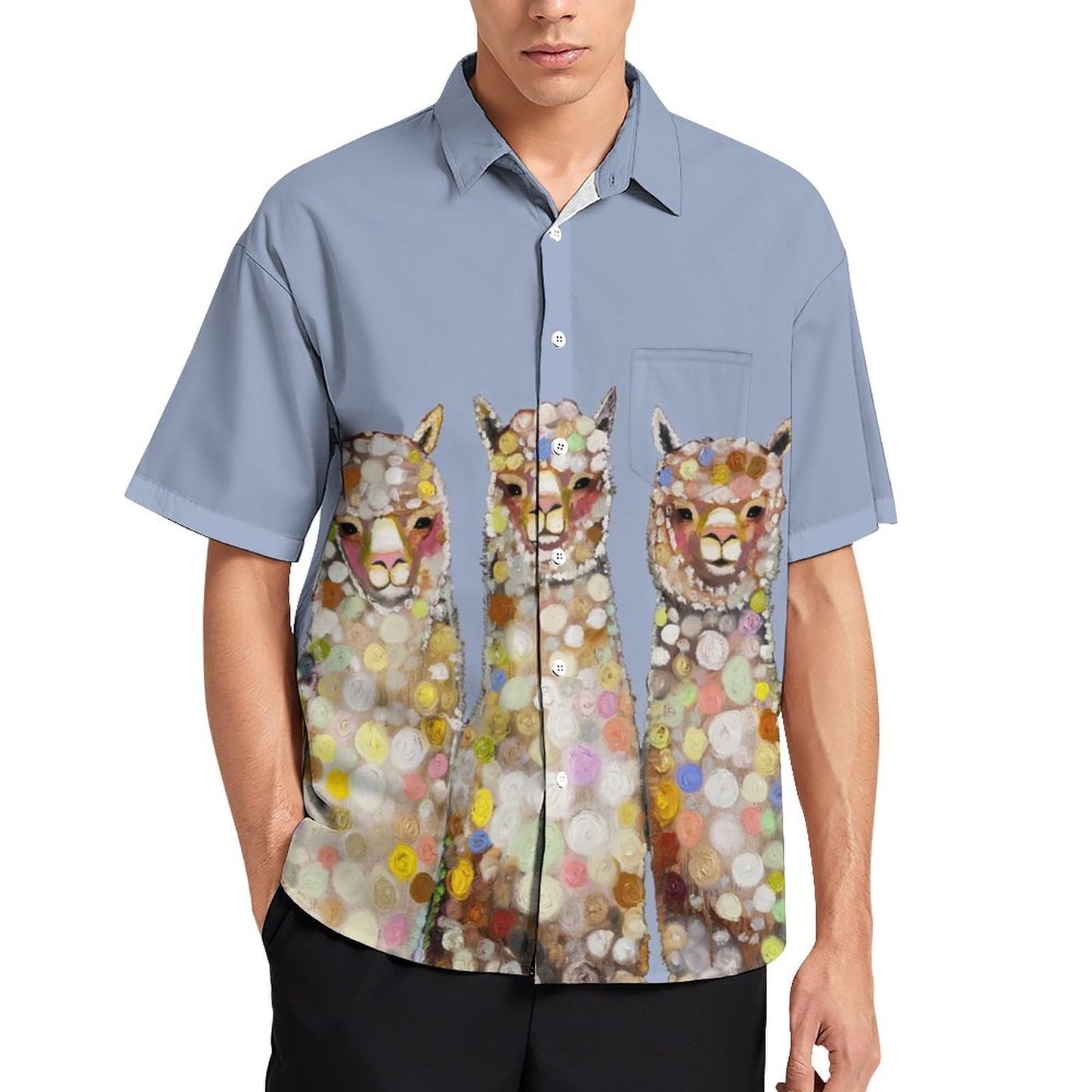 Men's Hawaiian Casual Short Sleeve Shirt 2306105805
