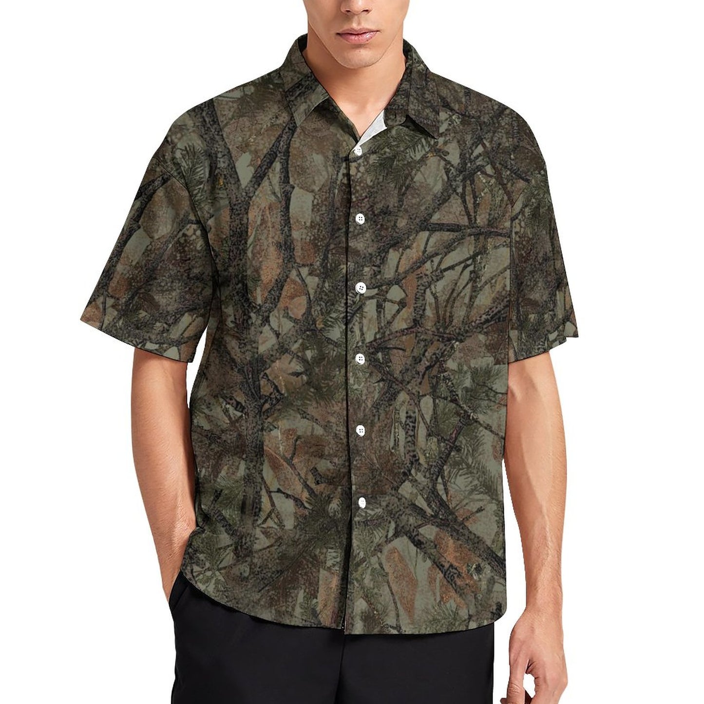 Men's Hawaiian Casual Short Sleeve Shirt 2306105271