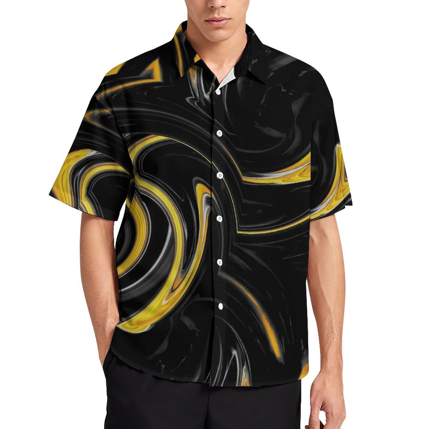 Men's Hawaiian Print Resort Shirt 2304109198
