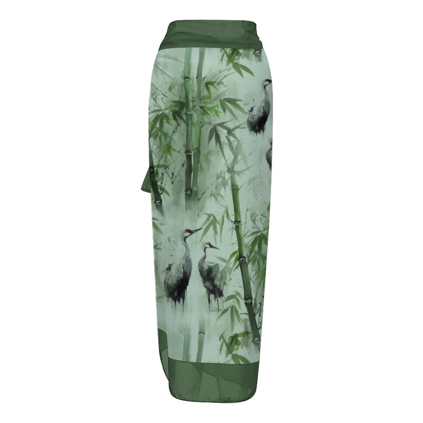 Casual Printed One-Piece Swimsuit And Cover Up 2305102452