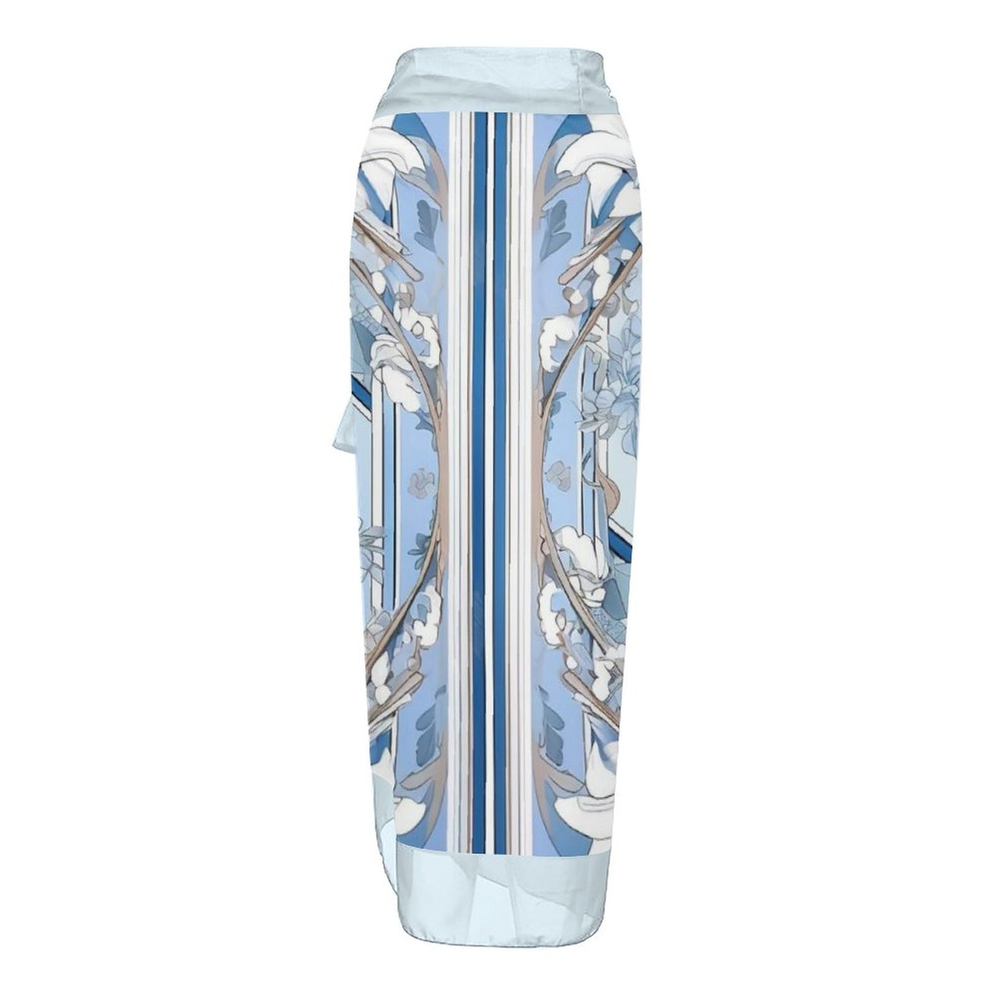 Casual Printed One Piece Swimsuit And Cover Up 2306103044