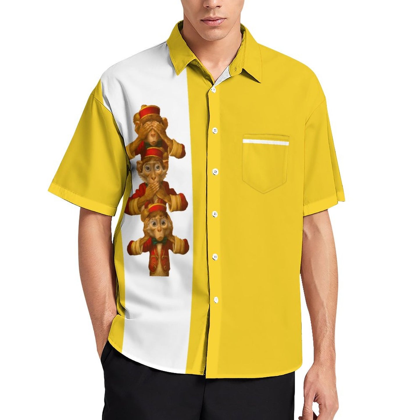 Men's Hawaiian Casual Short Sleeve Shirt 2306103697