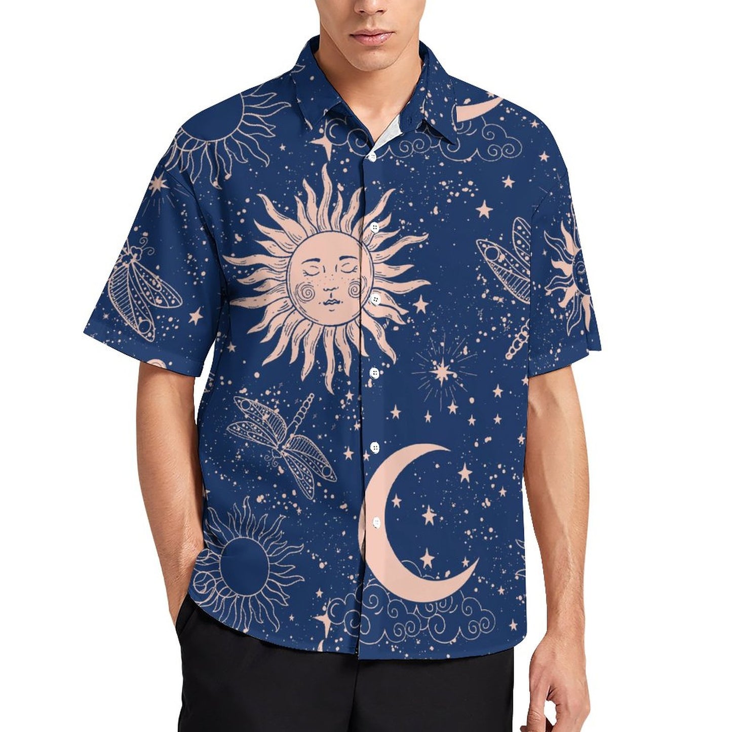 Men's Fashion Casual Printed Short Sleeve Shirts 2306101055