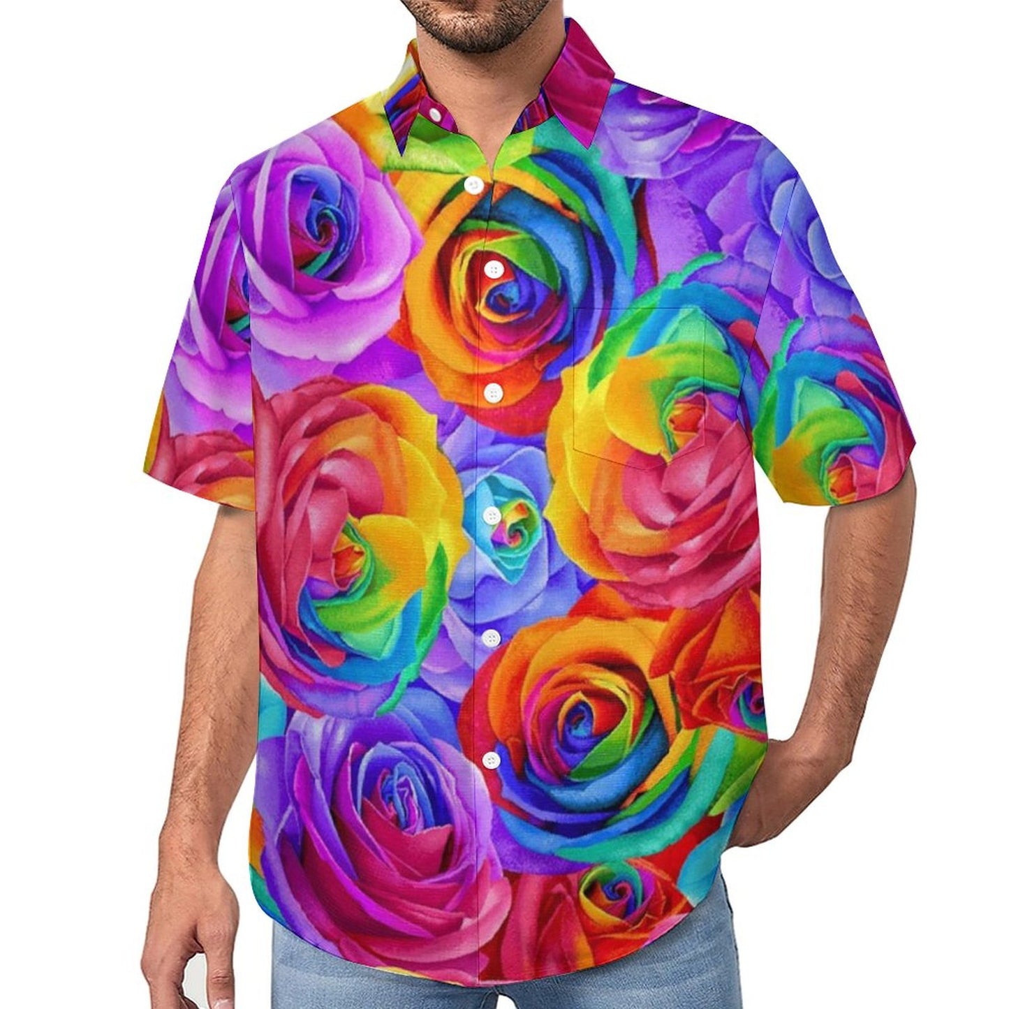 Men's Hawaiian Casual Short Sleeve Shirt 2306103344