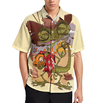 Men's Hawaiian Casual Short Sleeve Shirt 2306103512