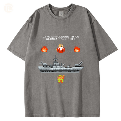 Unisex Vintage Wash Denim T-Shirts