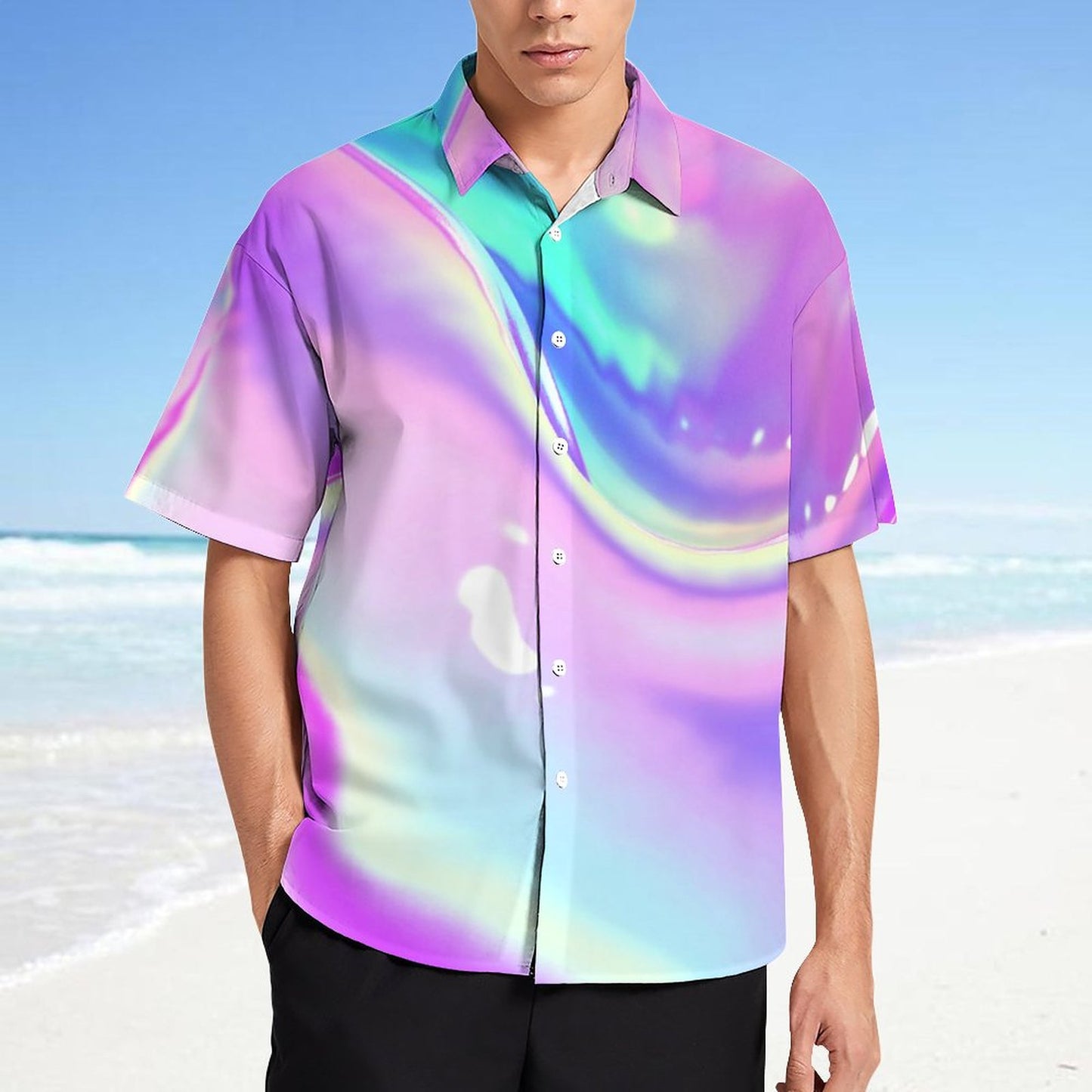 Men's Fashion Casual Printed Short Sleeve Shirts 2306101732