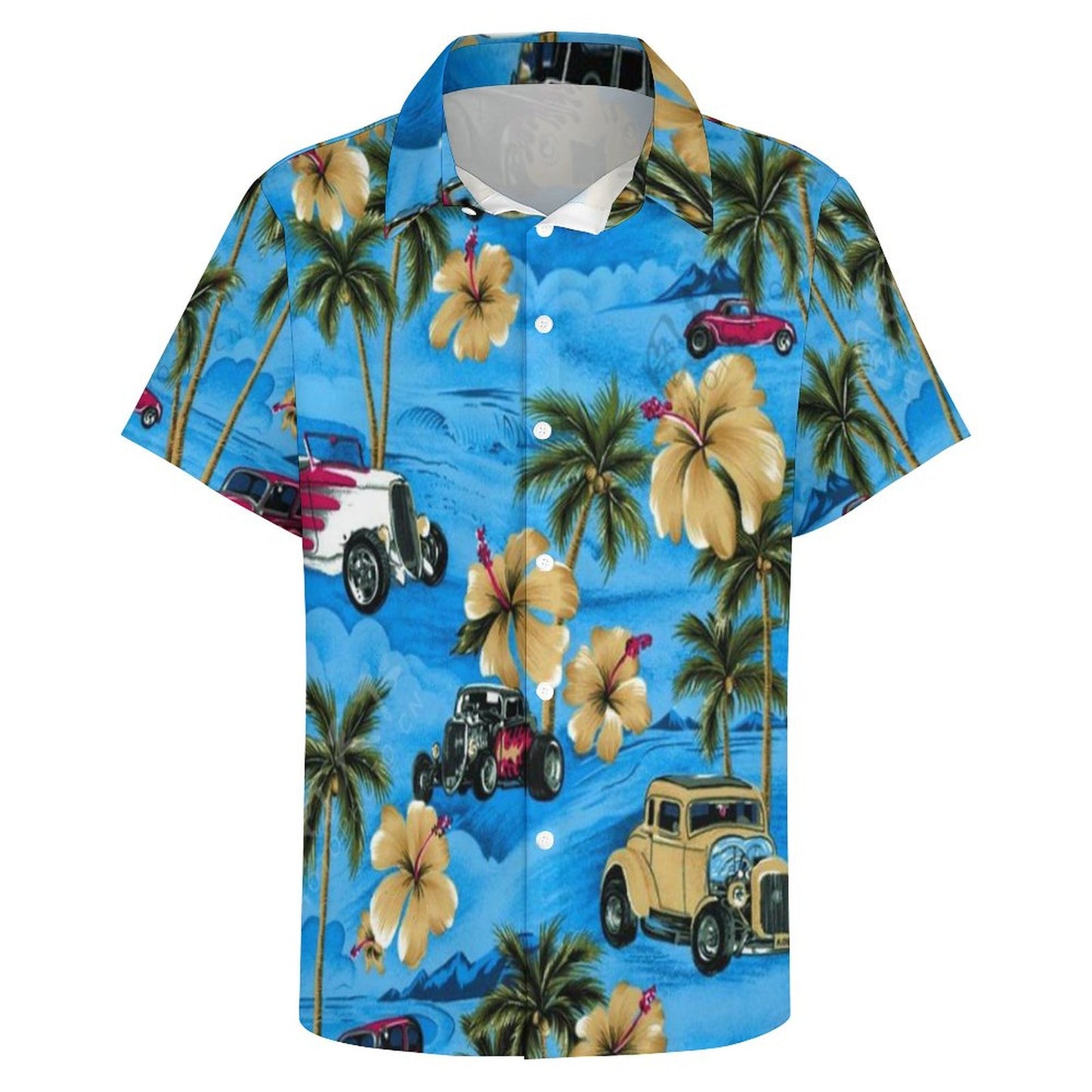 Men's Fashion Casual Printed Short Sleeve Shirts 2306102192