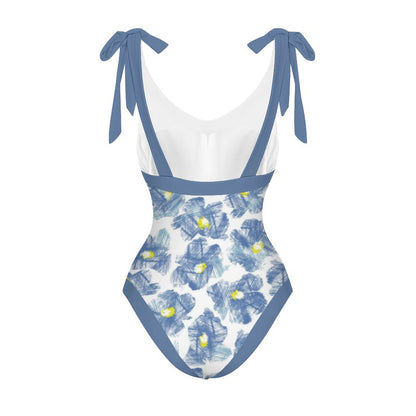 Casual Printed One-Piece Swimsuit And Cover Up 2305102686