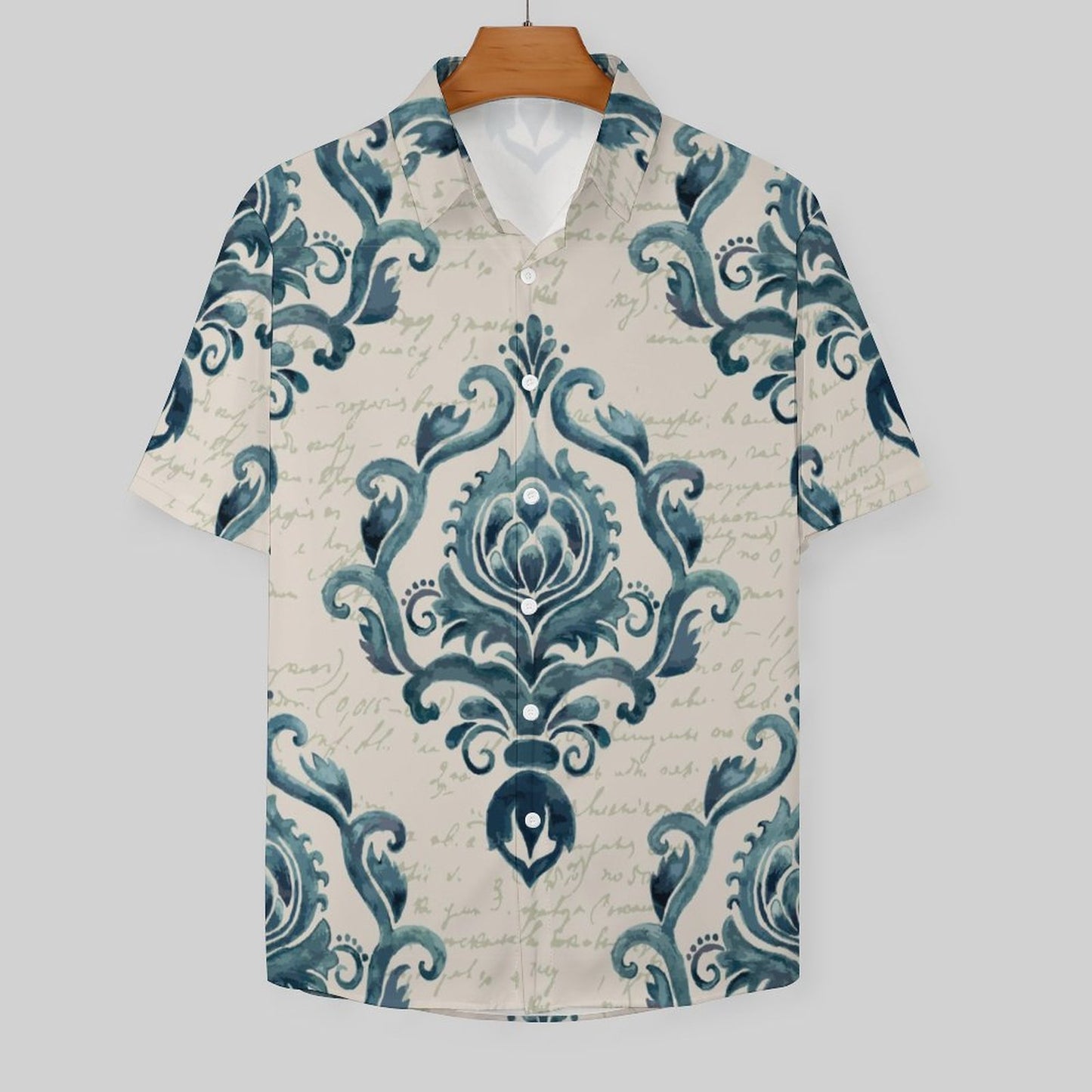 Men's Fashion Casual Printed Short Sleeve Shirts 2306101346